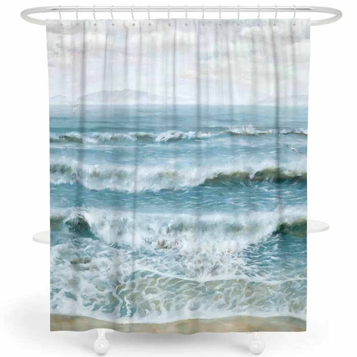 extra long shower curtain for walk in shower